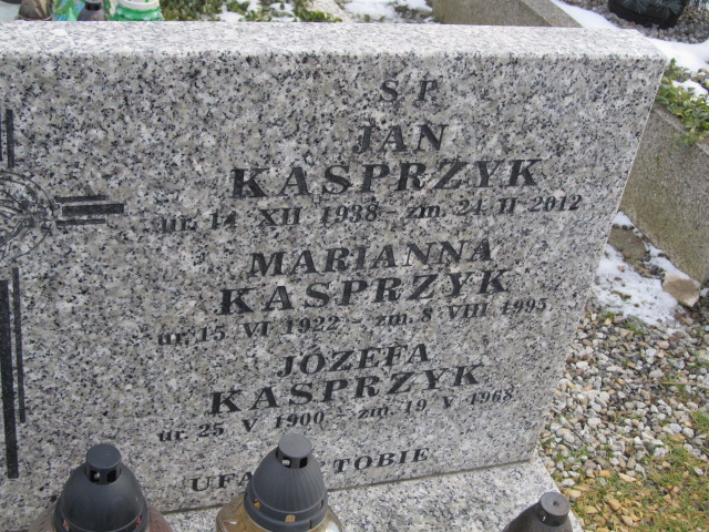 Józefa Kasprzyk 1900 Gdów - Grobonet - Wyszukiwarka osób pochowanych