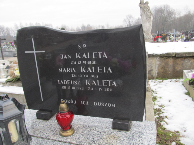 Tadeusz Kaleta 1922 Gdów - Grobonet - Wyszukiwarka osób pochowanych