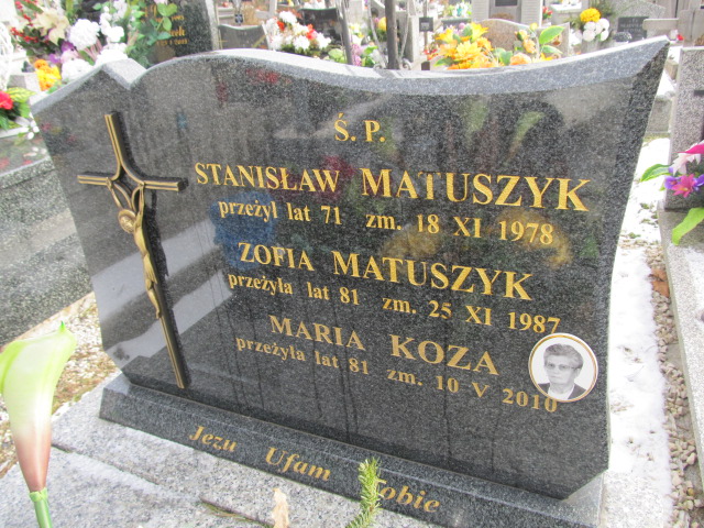 Zofia Matuszyk Gdów - Grobonet - Wyszukiwarka osób pochowanych