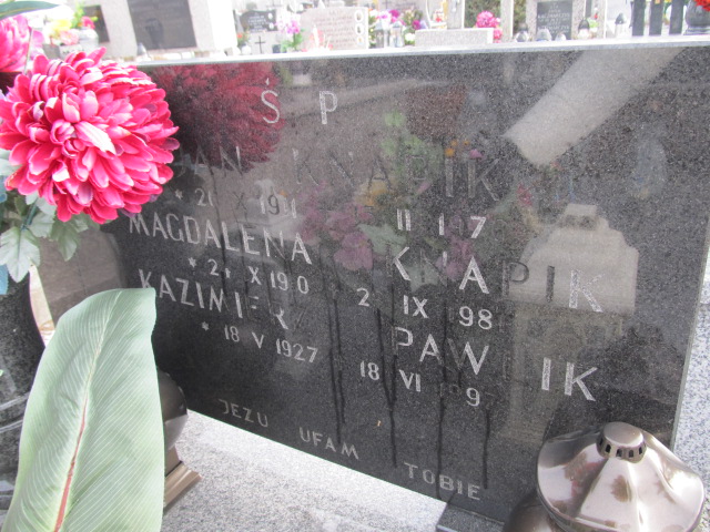Magdalena Knapik Gdów - Grobonet - Wyszukiwarka osób pochowanych
