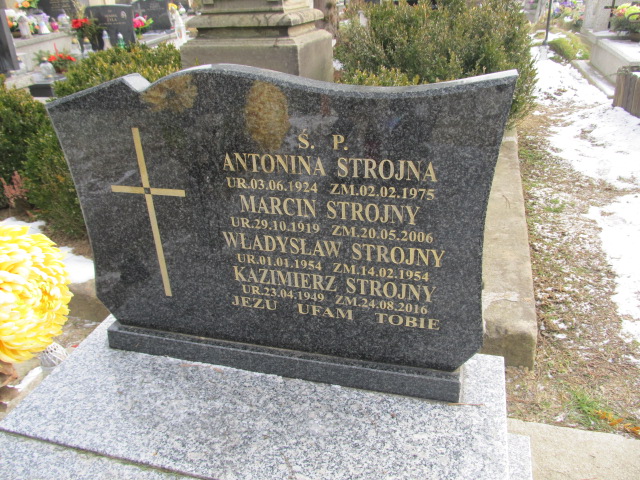 Marcin Strojny 1919 Gdów - Grobonet - Wyszukiwarka osób pochowanych