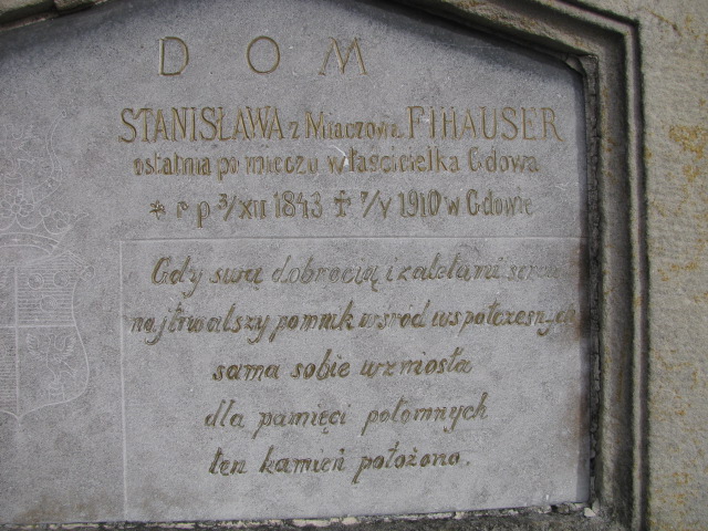 Stanisława Fihauser 1843 Gdów - Grobonet - Wyszukiwarka osób pochowanych