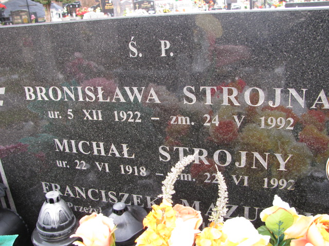 Michał Strojny 1918 Gdów - Grobonet - Wyszukiwarka osób pochowanych