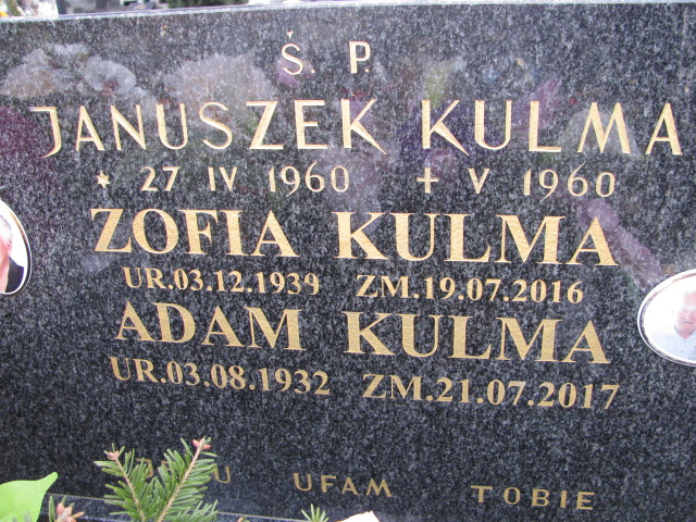 Adam Kulma 1932 Gdów - Grobonet - Wyszukiwarka osób pochowanych