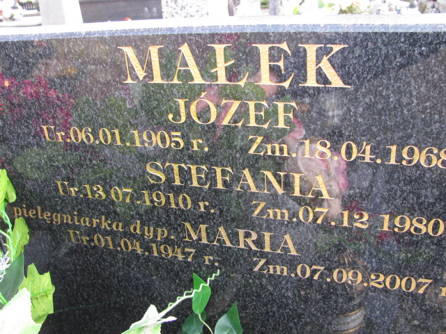 Maria Małek 1947 Gdów - Grobonet - Wyszukiwarka osób pochowanych