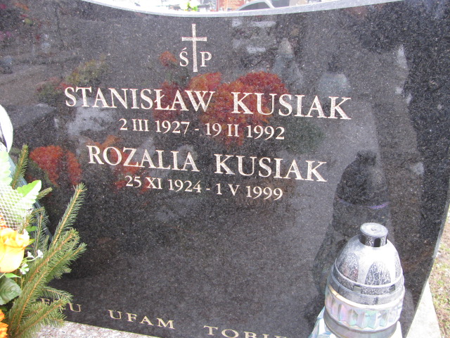 Stanisław Kusiak 1927 Gdów - Grobonet - Wyszukiwarka osób pochowanych