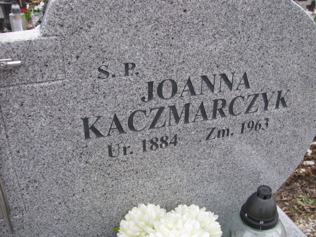 Joanna Kaczmarczyk 1883 Gdów - Grobonet - Wyszukiwarka osób pochowanych