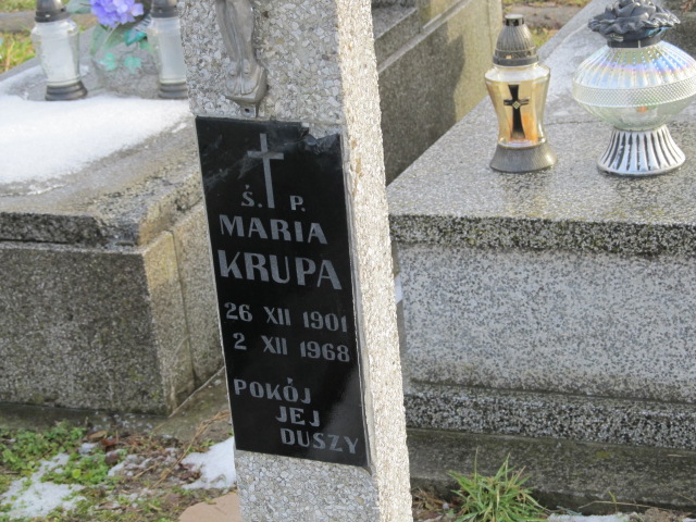 Maria Krupa 1901 Gdów - Grobonet - Wyszukiwarka osób pochowanych