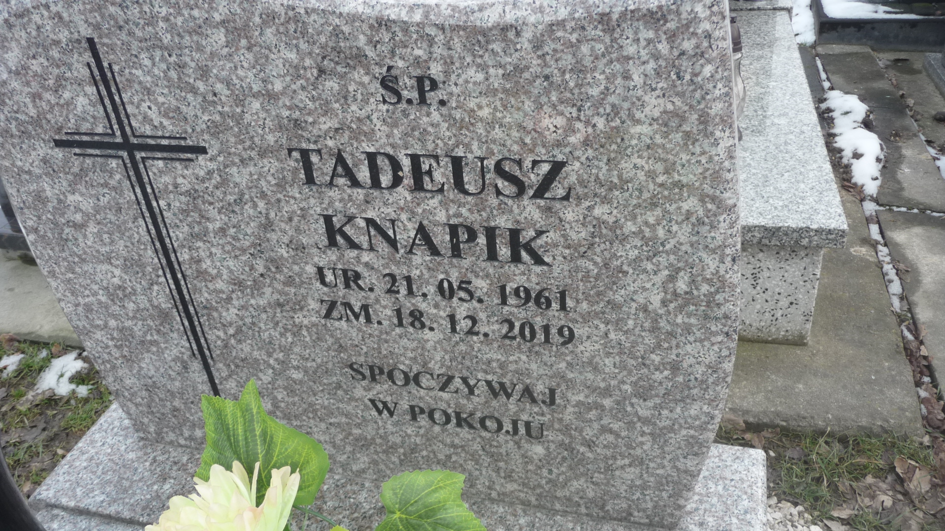 Tadeusz Knapik 1961 Gdów - Grobonet - Wyszukiwarka osób pochowanych