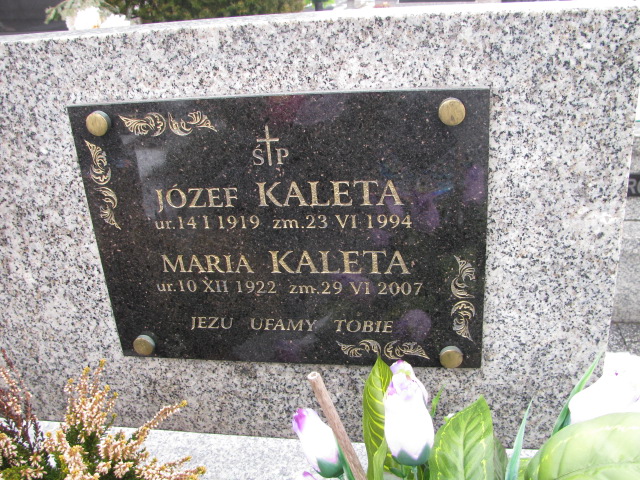 Józef Kaleta 1919 Gdów - Grobonet - Wyszukiwarka osób pochowanych