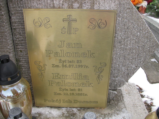 Jan Palonek Gdów - Grobonet - Wyszukiwarka osób pochowanych